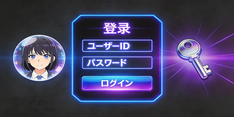 生体認証ログイン